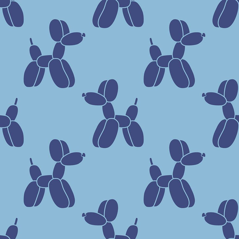 Artero Denver Printed Poodle Blue Smock (COMING SOON)