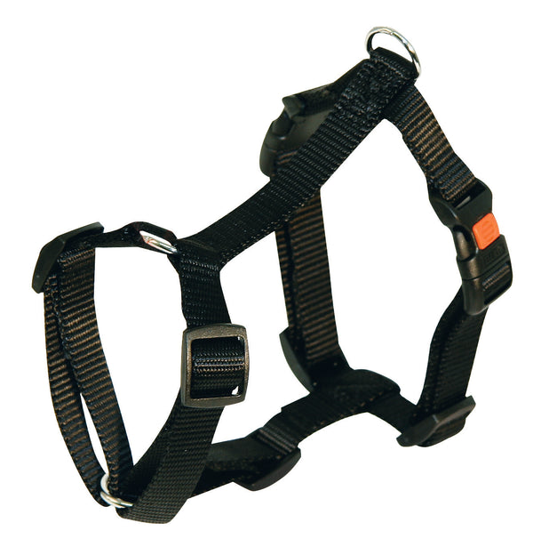Harness Nylon Miami Black 30-40cmx15mm