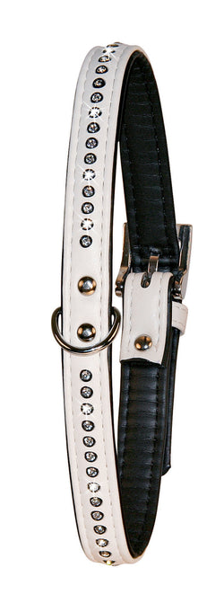 Collar Rhinestone Diamond White