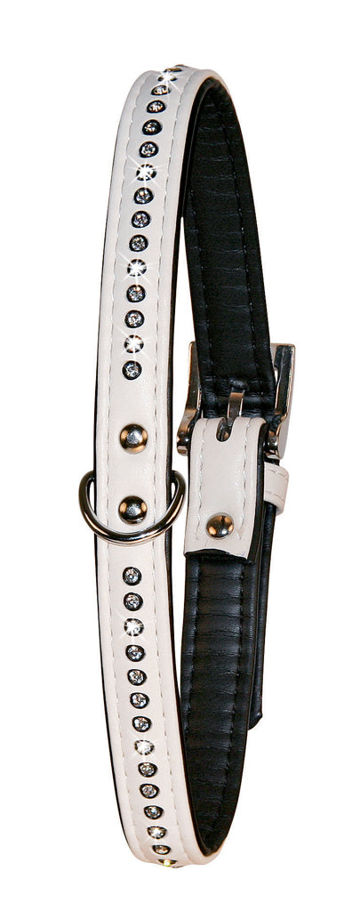 Collar Rhinestone Diamond White