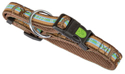 Collar Nylon Wildlife Brown  