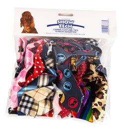 Show Tech Canine Neck Ties Assorted Pkt 10