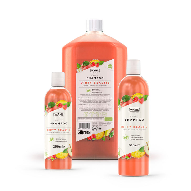 WAHL SHAMPOO DIRTY BEASTIE 5lt & 500ml